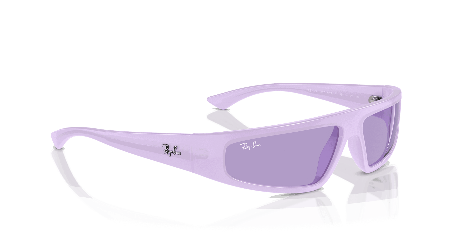 [Violet Lenses, Polished Lilac Frame]