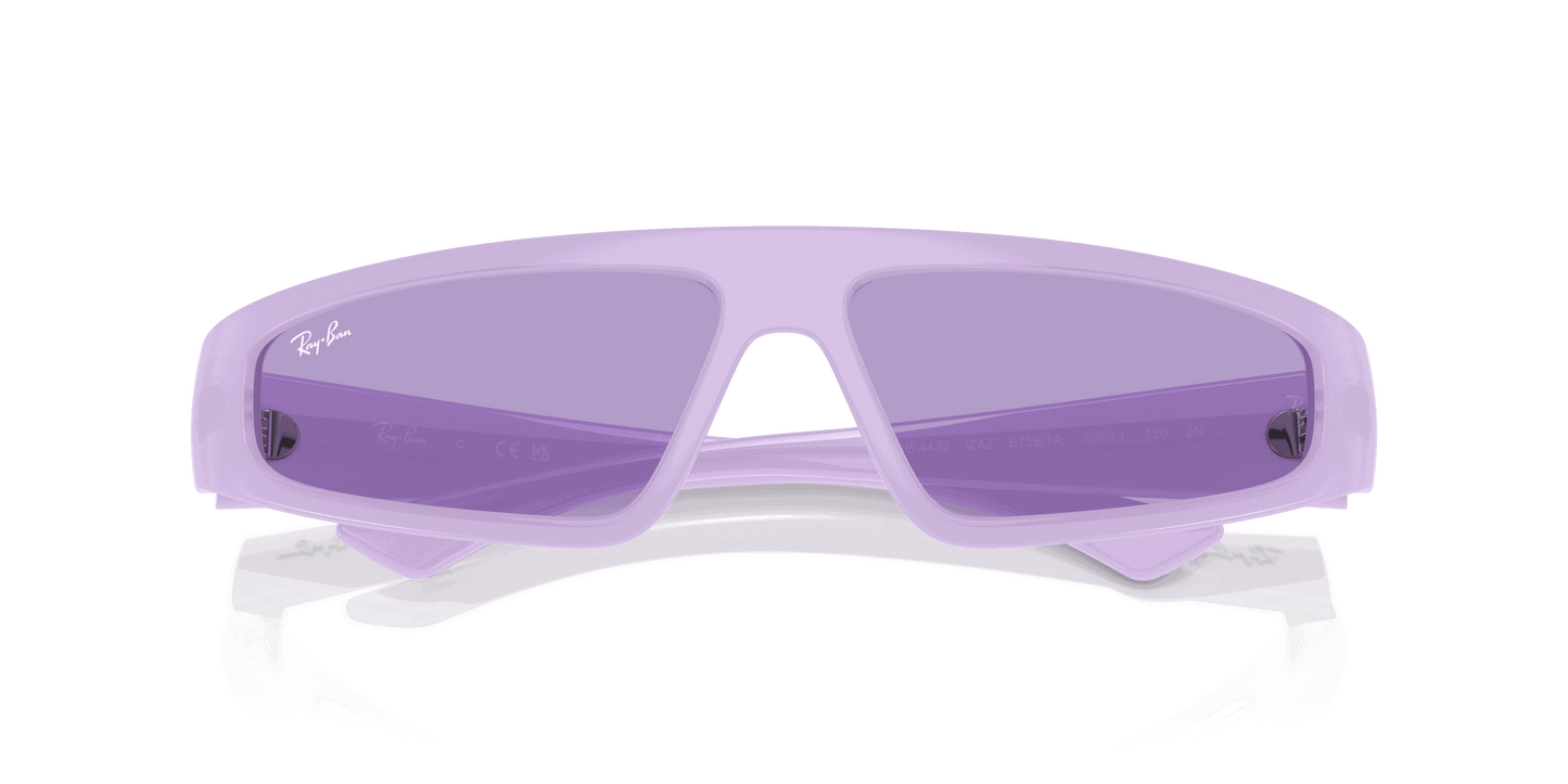 [Violet Lenses, Polished Lilac Frame]