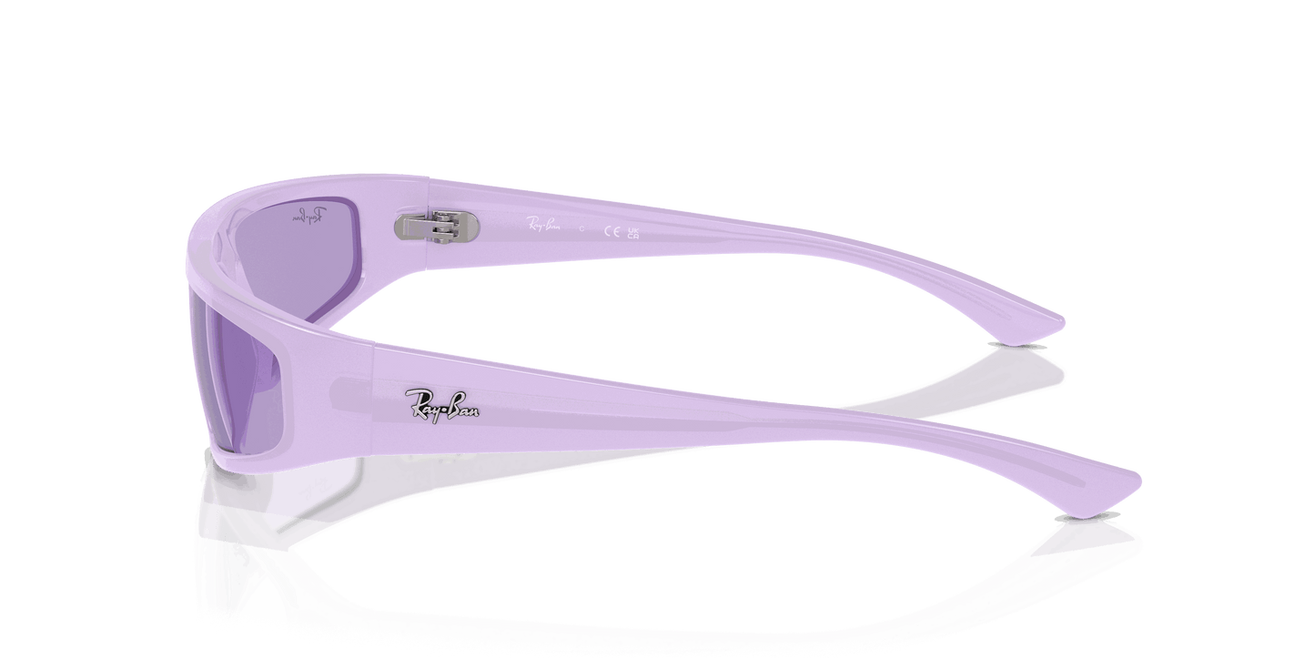 [Violet Lenses, Polished Lilac Frame]