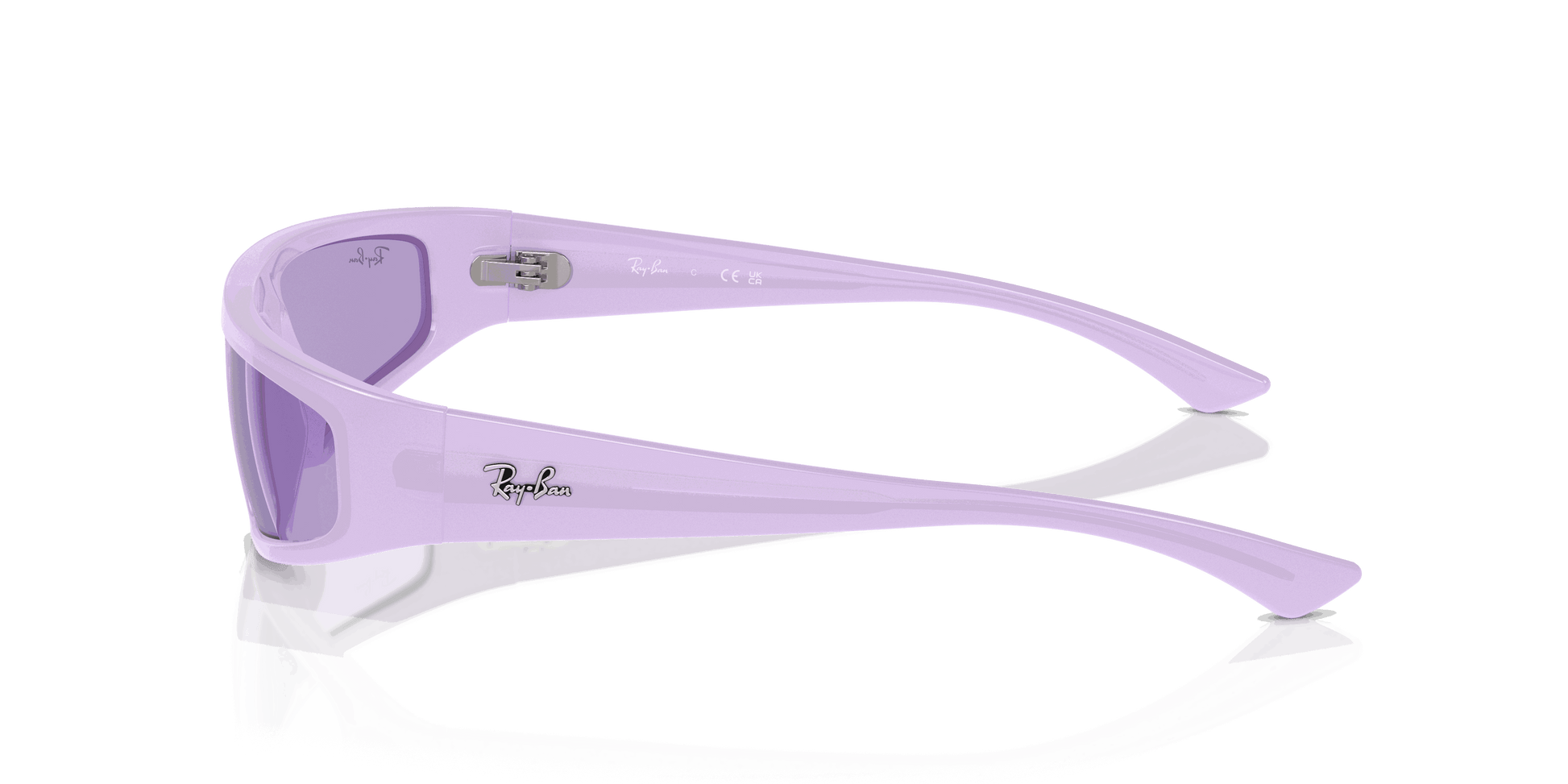 [Violet Lenses, Polished Lilac Frame]