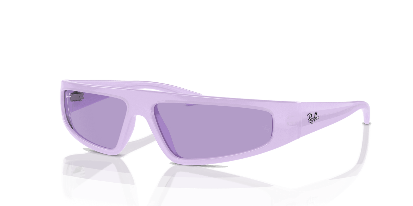 [Violet Lenses, Polished Lilac Frame]
