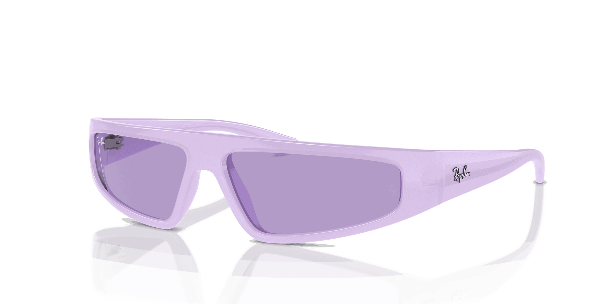 [Violet Lenses, Polished Lilac Frame]