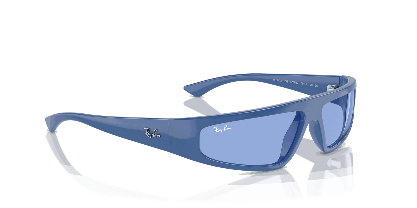 [Blue Lenses, Polished Electric Blue Frame]