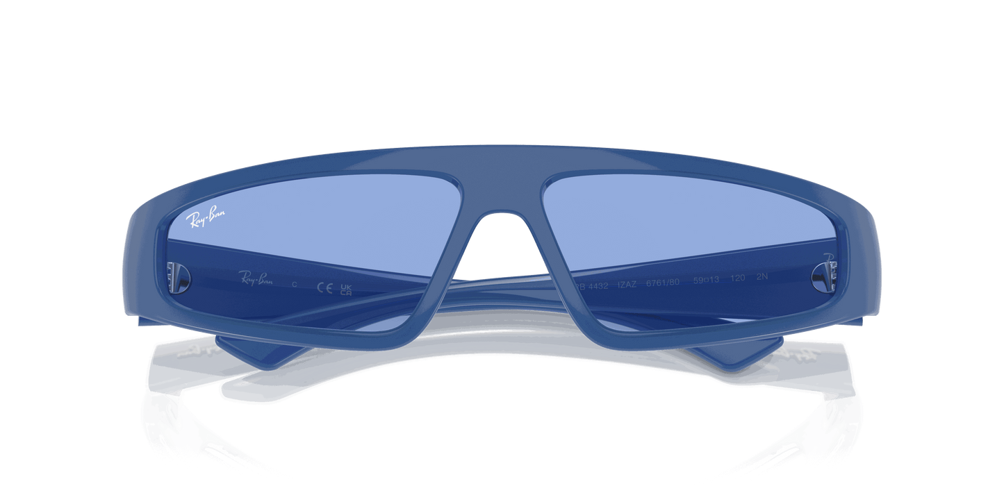[Blue Lenses, Polished Electric Blue Frame]