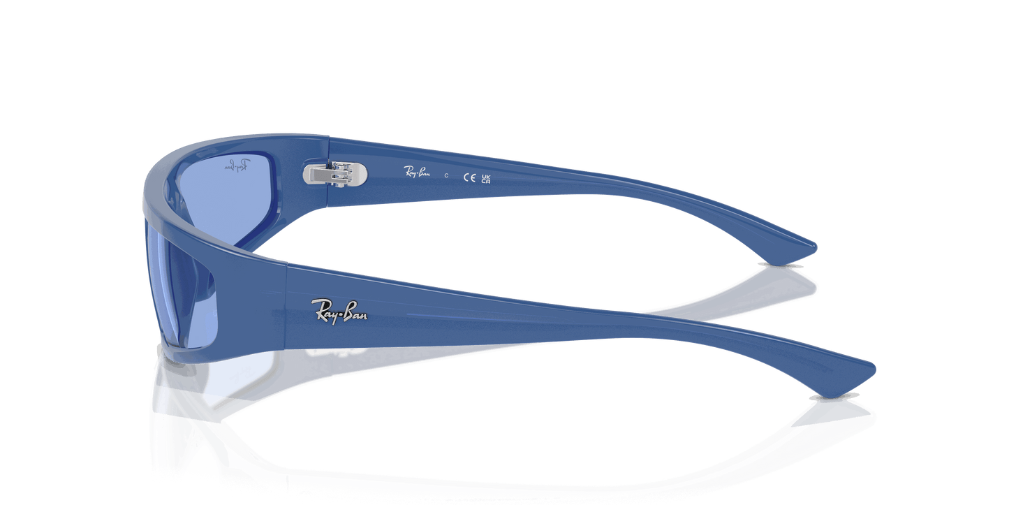 [Blue Lenses, Polished Electric Blue Frame]