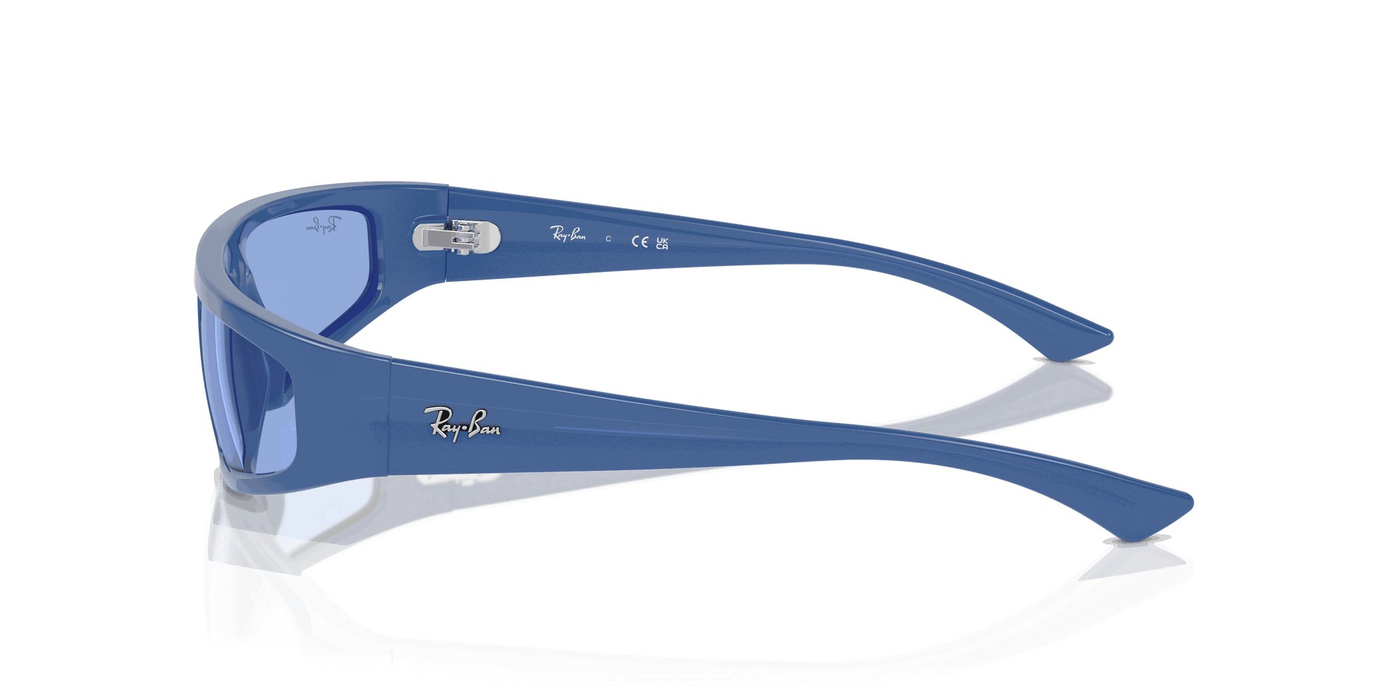 [Blue Lenses, Polished Electric Blue Frame]