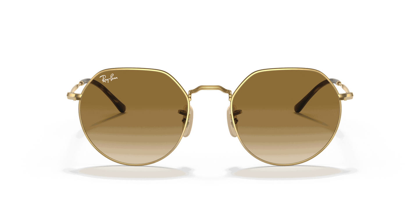 [Brown Lenses, Polished Arista Gold Frame]