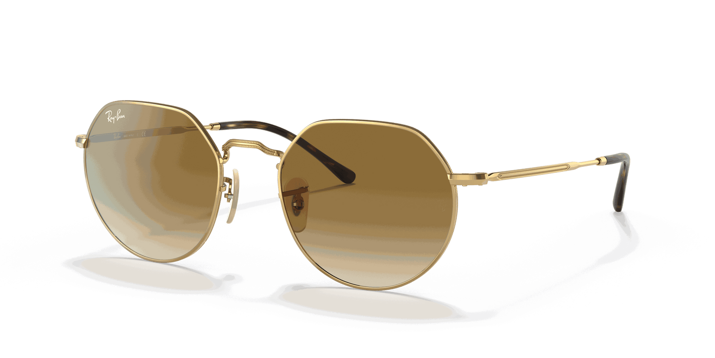[Brown Lenses, Polished Arista Gold Frame]