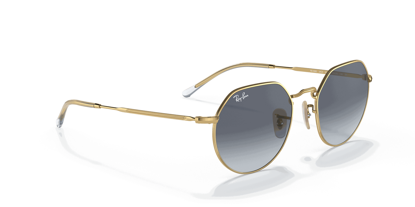 [Blue/Grey Lenses, Polished Arista Gold Frame]