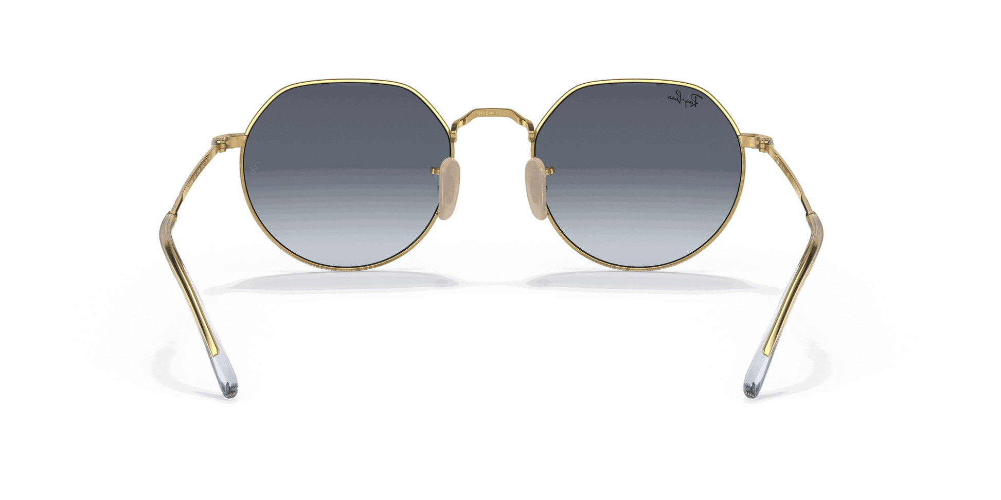[Blue/Grey Lenses, Polished Arista Gold Frame]