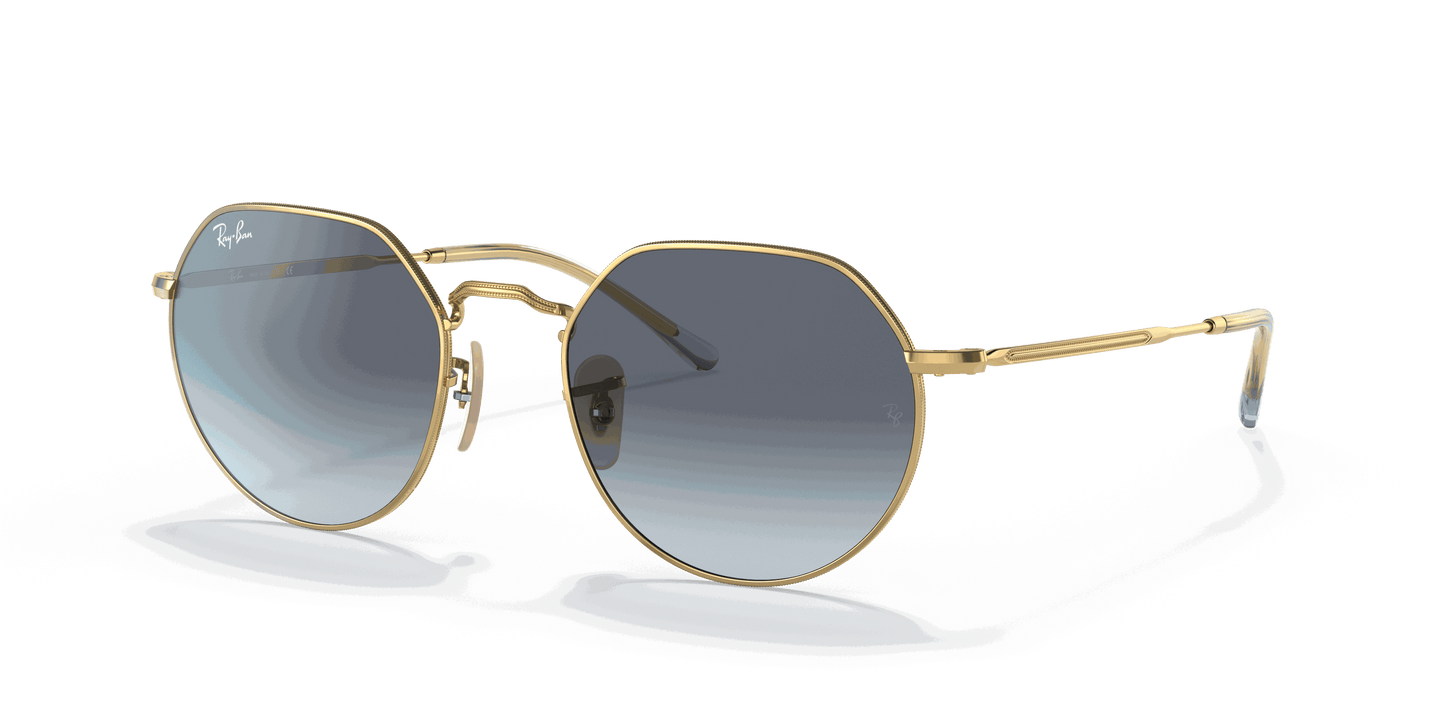 [Blue/Grey Lenses, Polished Arista Gold Frame]