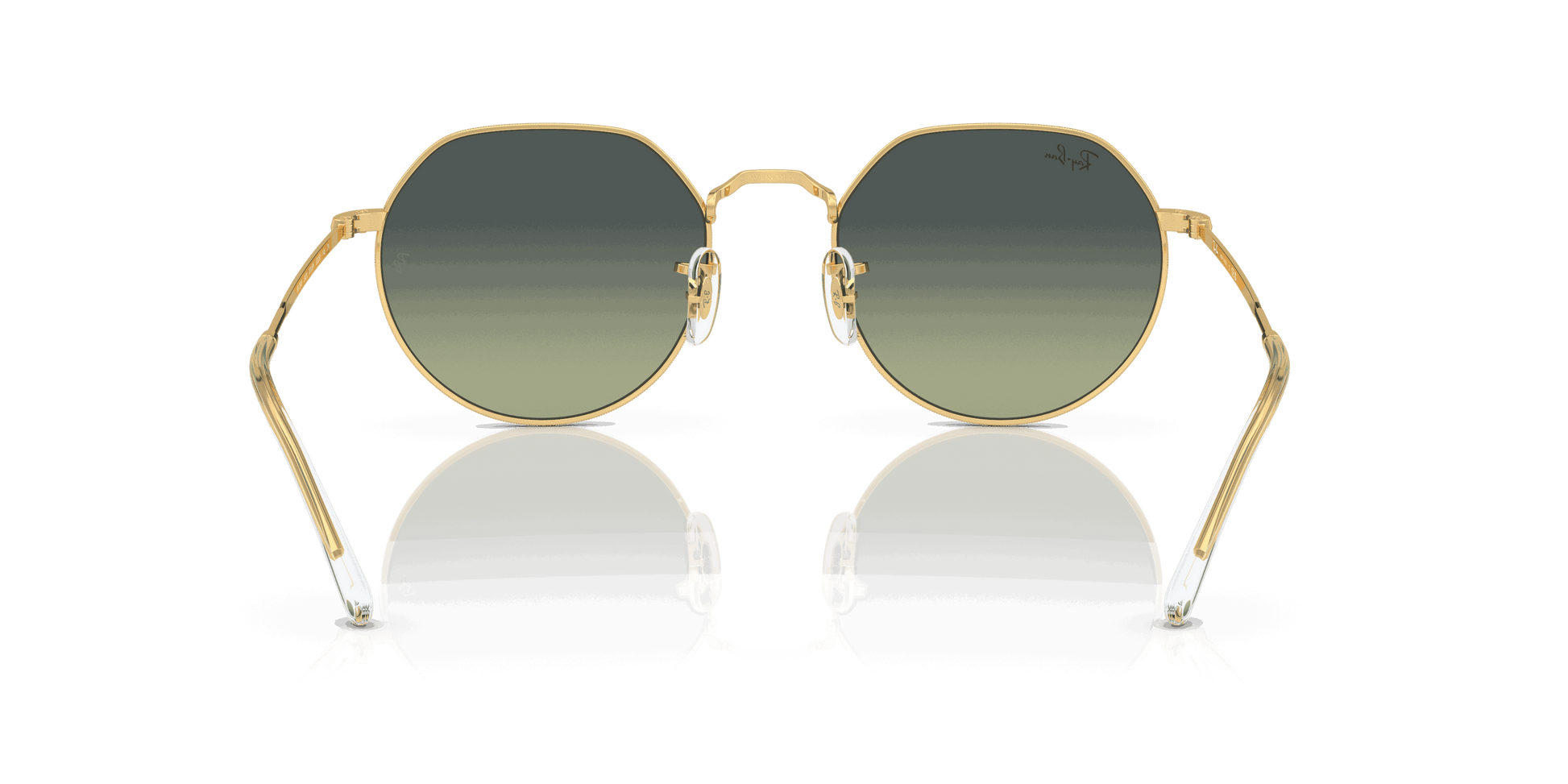 [Green Vintage Lenses, Polished Arista Gold Frame]