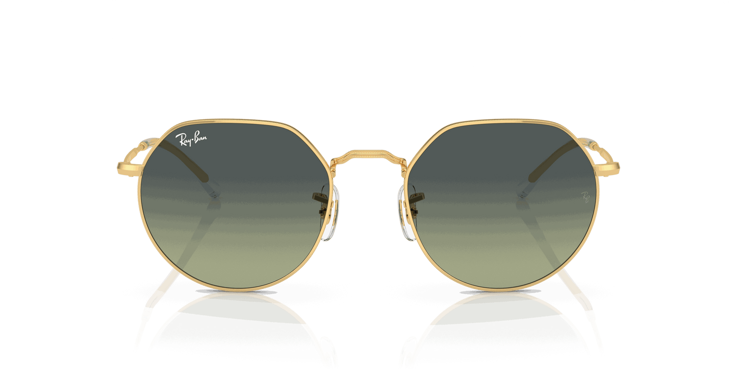 [Green Vintage Lenses, Polished Arista Gold Frame]