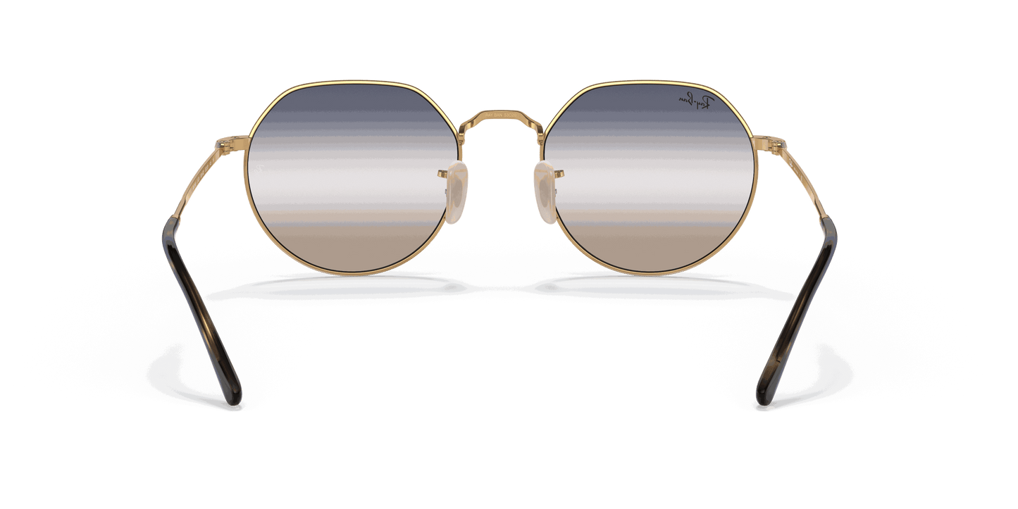[Clear/Blue Lenses, Polished Arista Gold Frame]