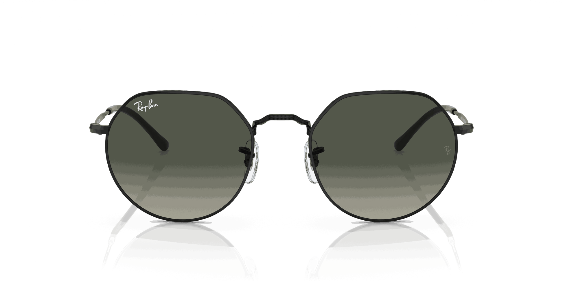 [Grey Lenses, Polished Black Frame]