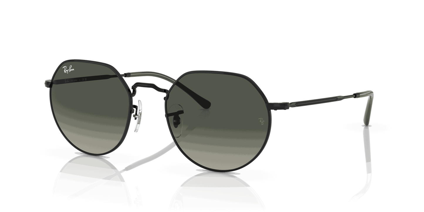 [Grey Lenses, Polished Black Frame]