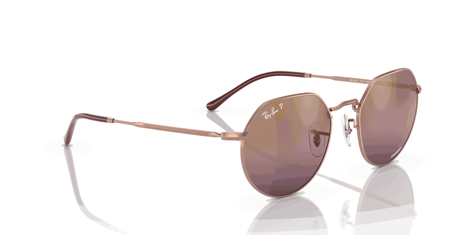 [Gold/Red Lenses, Polished Rose Gold Frame]