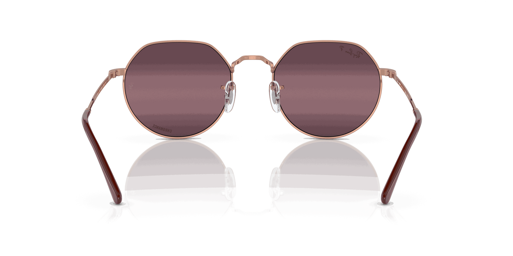 [Gold/Red Lenses, Polished Rose Gold Frame]