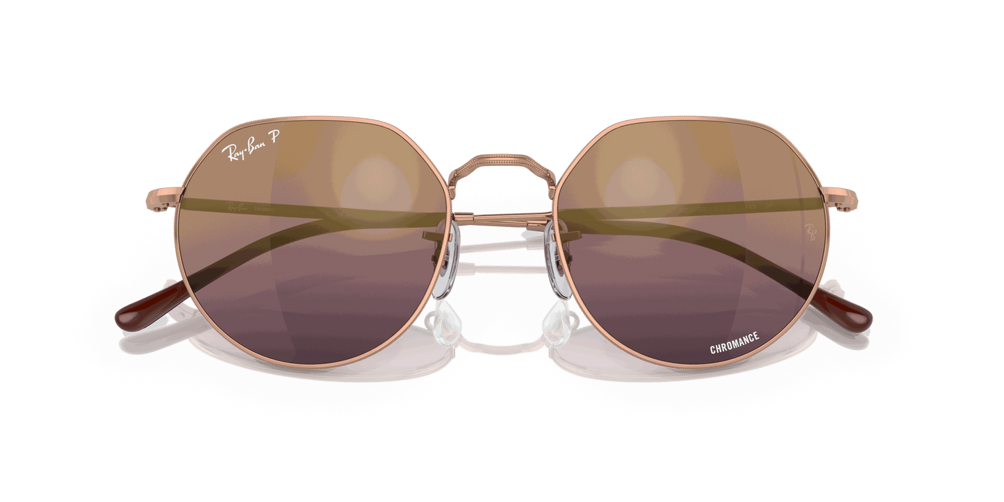 [Gold/Red Lenses, Polished Rose Gold Frame]
