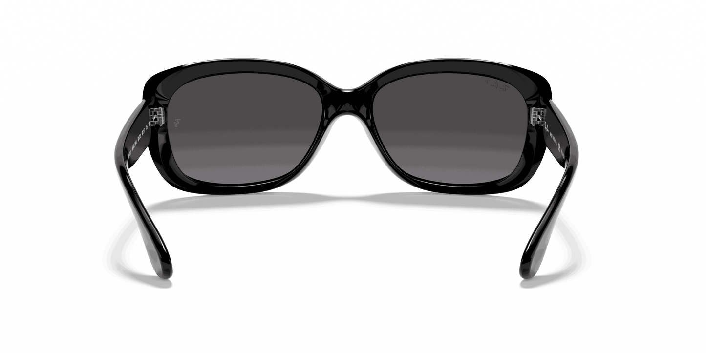 [Grey Lenses, Polished Black Frame]