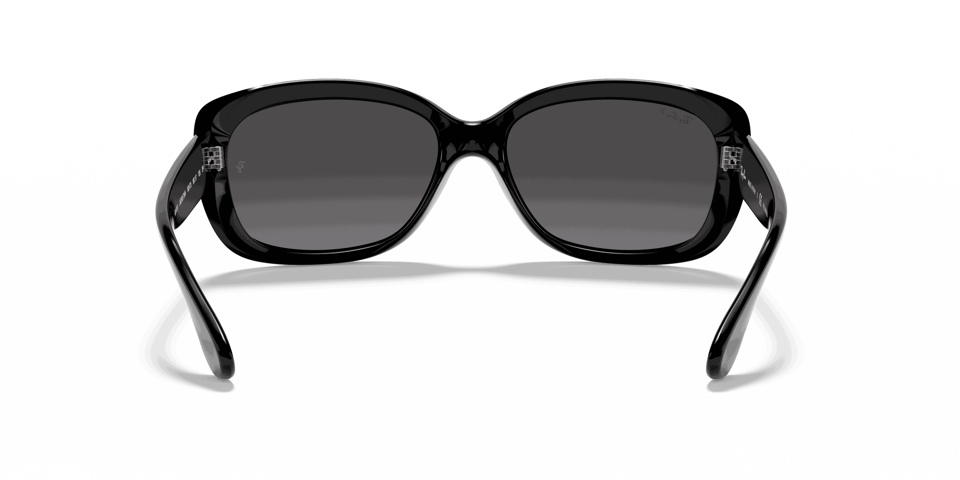 [Grey Lenses, Polished Black Frame]