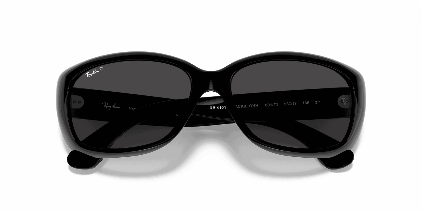 [Grey Lenses, Polished Black Frame]