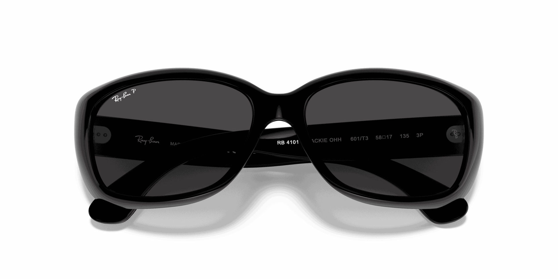 [Grey Lenses, Polished Black Frame]