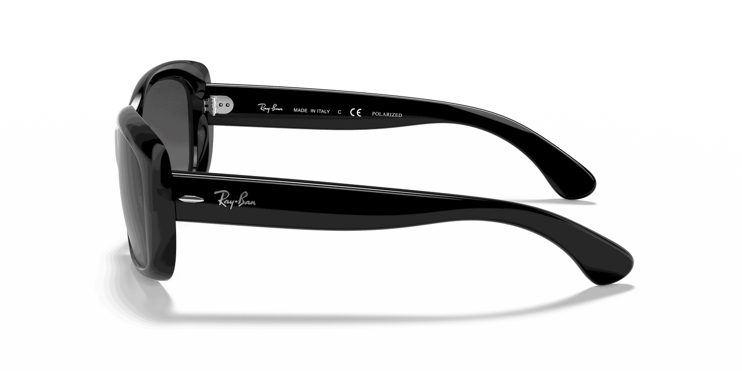 [Grey Lenses, Polished Black Frame]