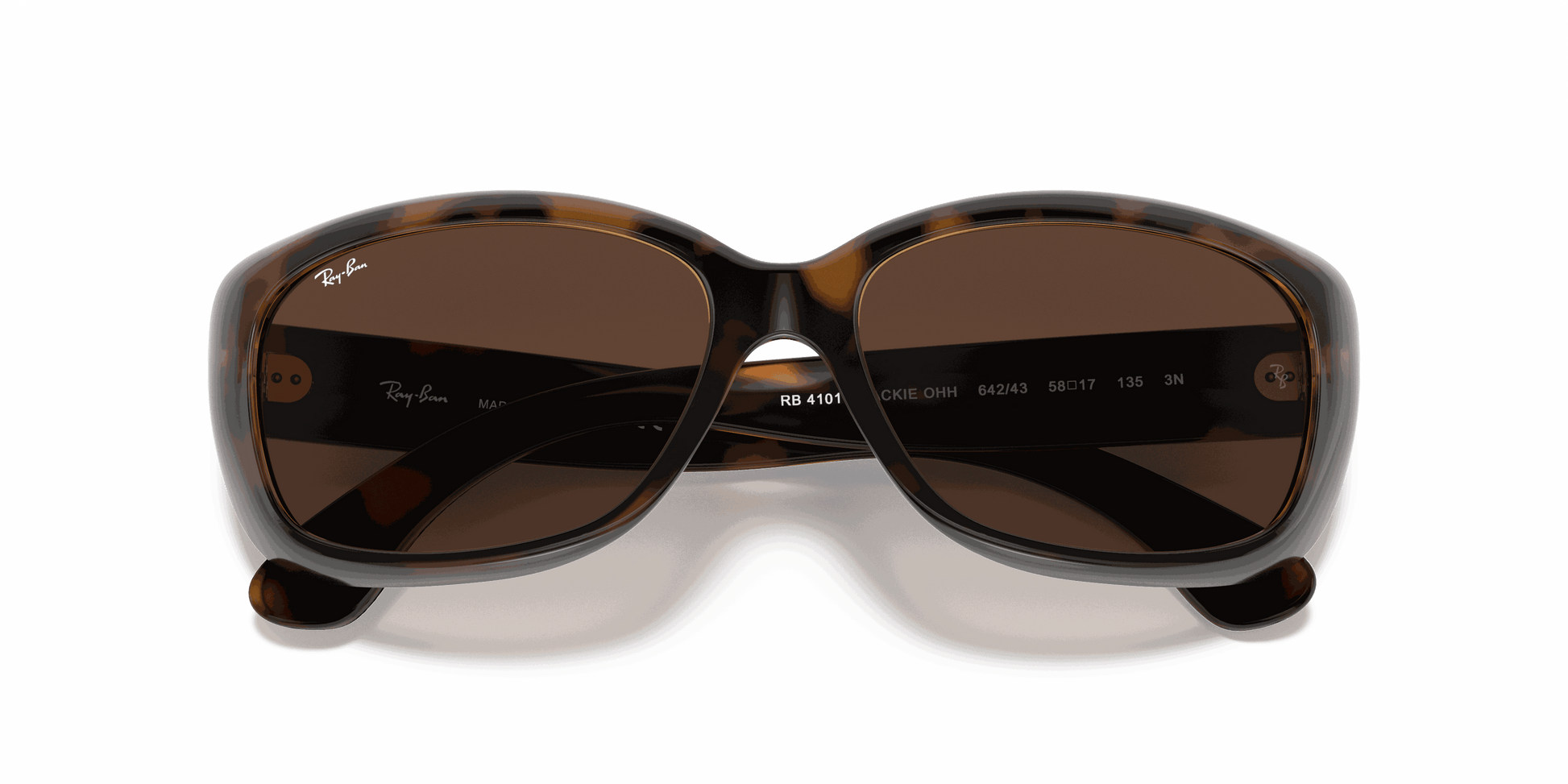 [Brown/Grey Gradient Lenses, Polished Havana Frame]