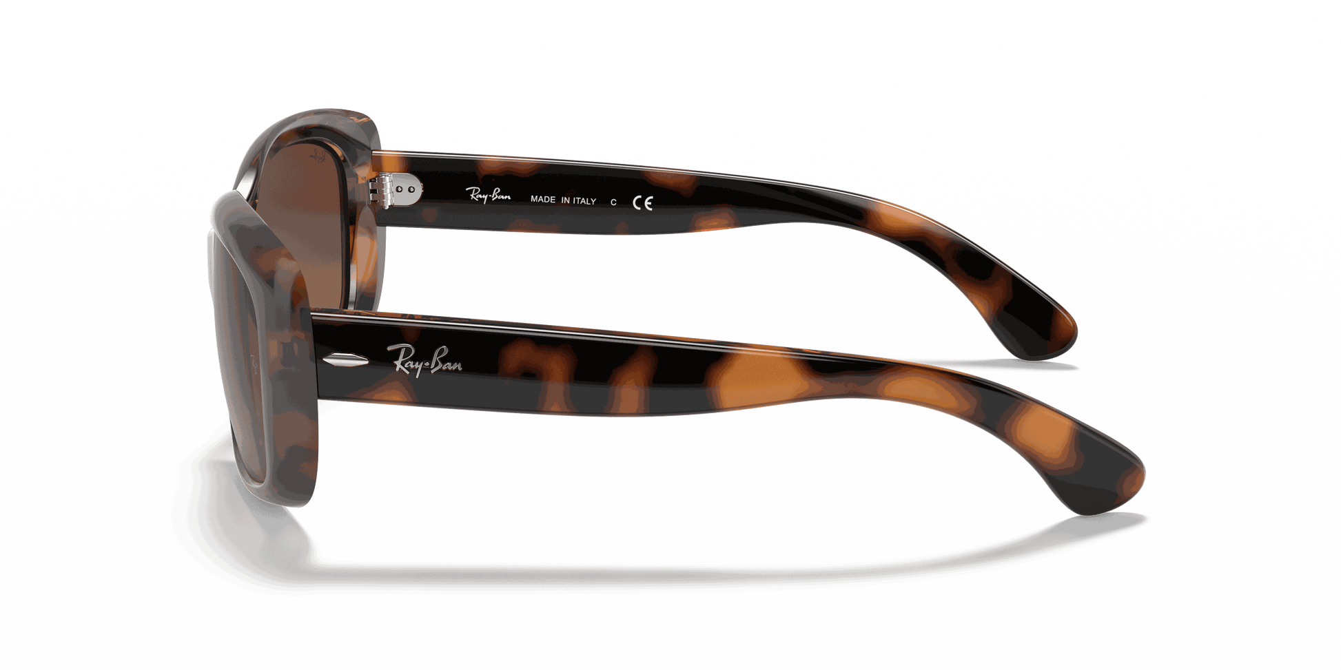 [Brown/Grey Gradient Lenses, Polished Havana Frame]