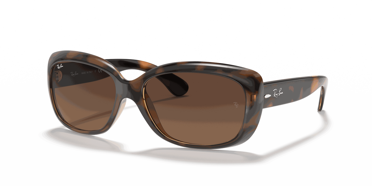 [Brown/Grey Gradient Lenses, Polished Havana Frame]