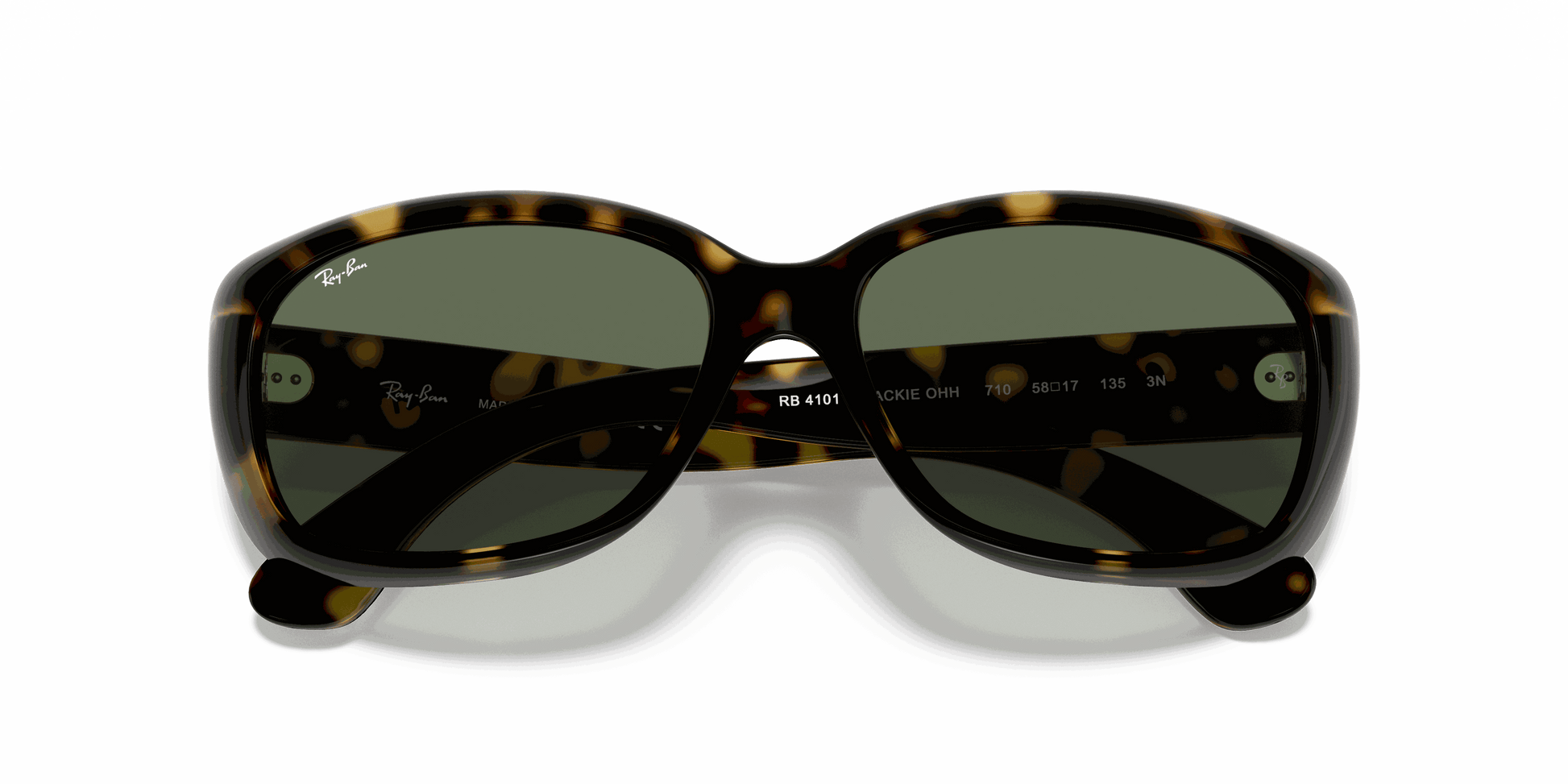 [Green Lenses, Polished Light Havana Frame]