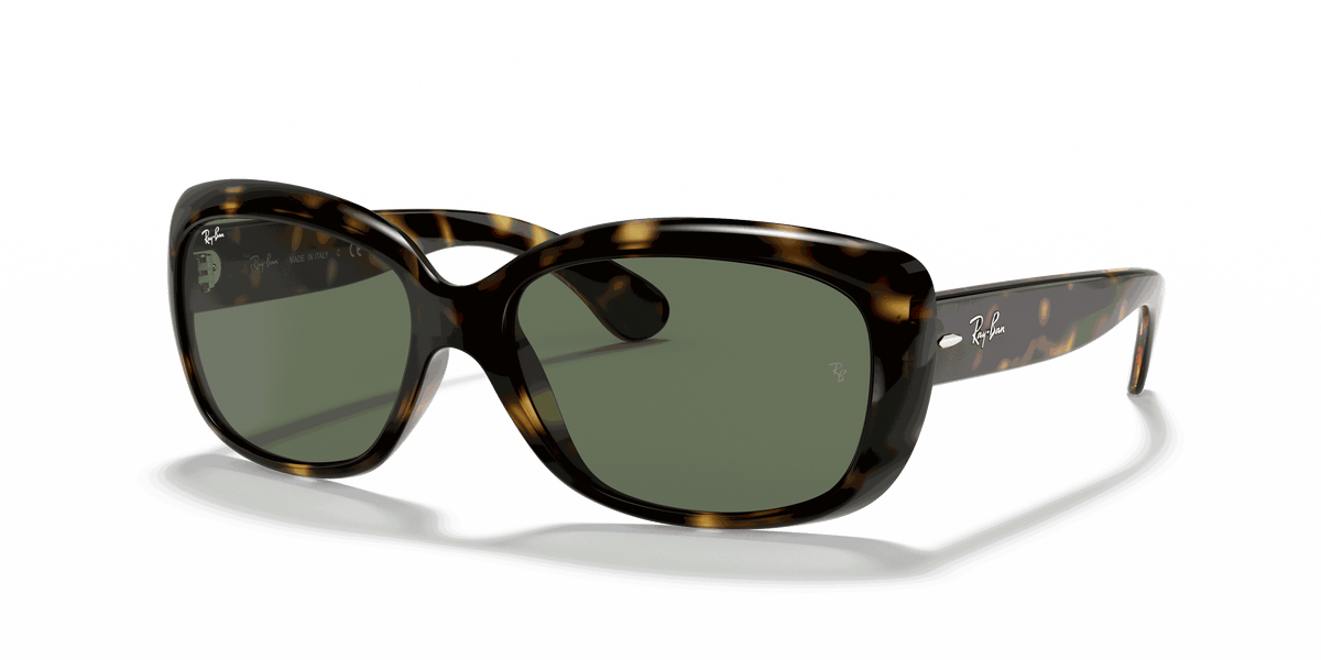 [Green Lenses, Polished Light Havana Frame]