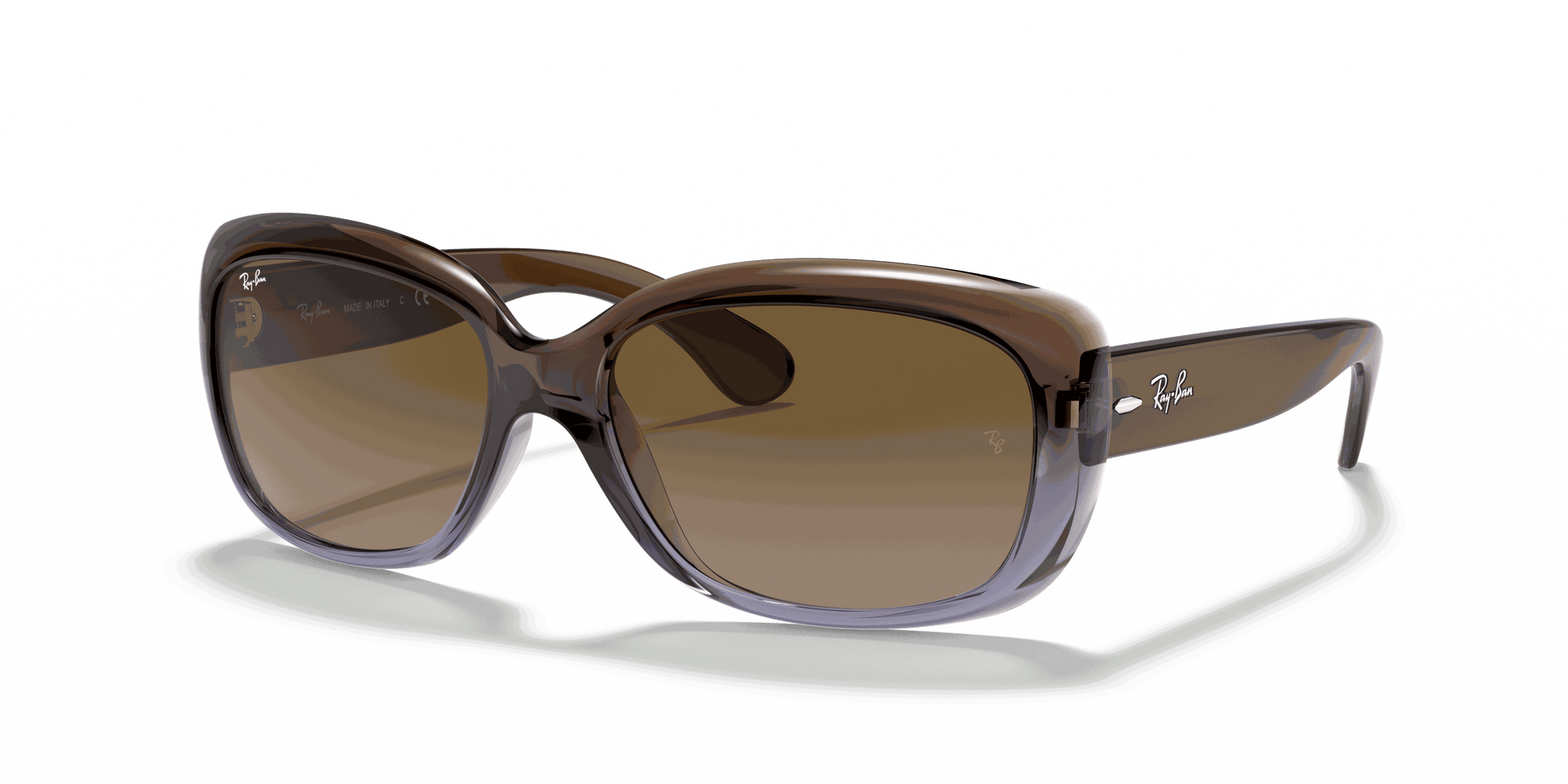 [Brown Gradient Lenses, Polished Brown Frame]