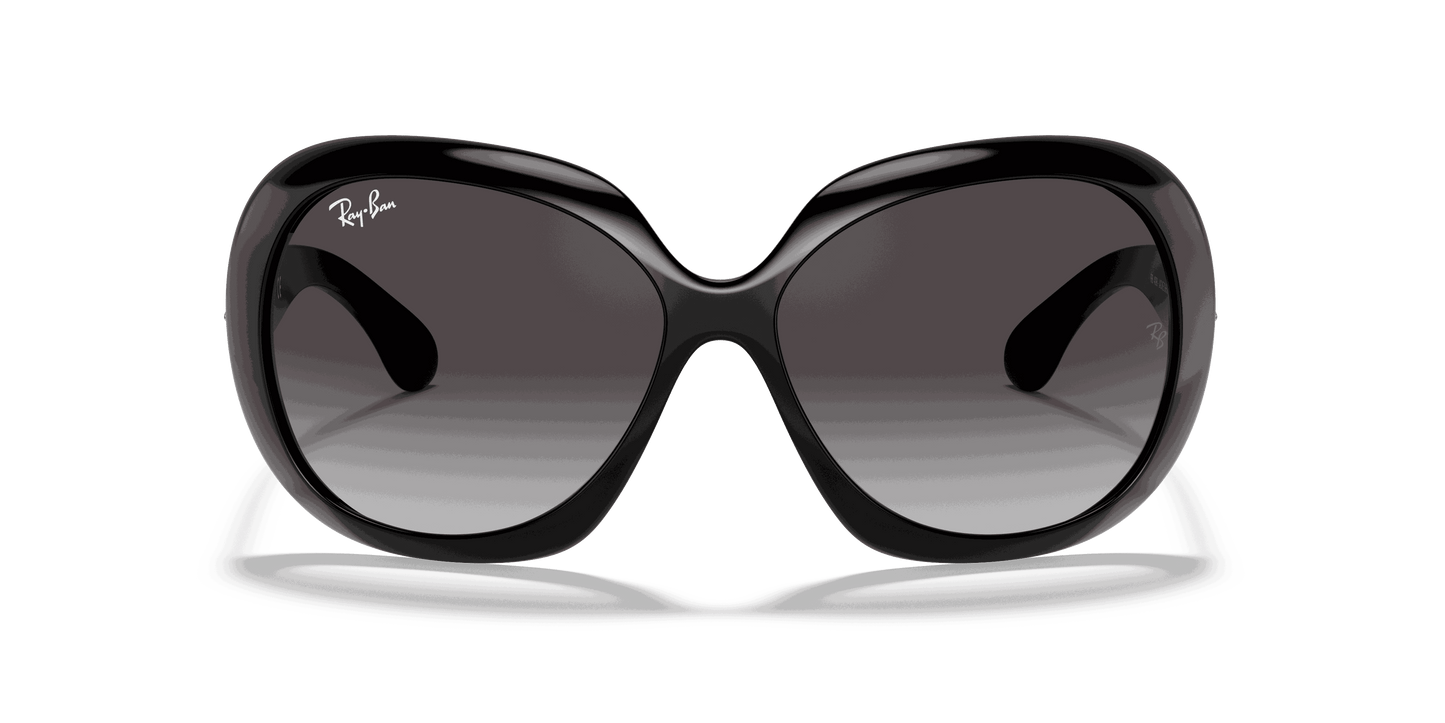 [Grey Gradient Lenses, Polished Black Frame]