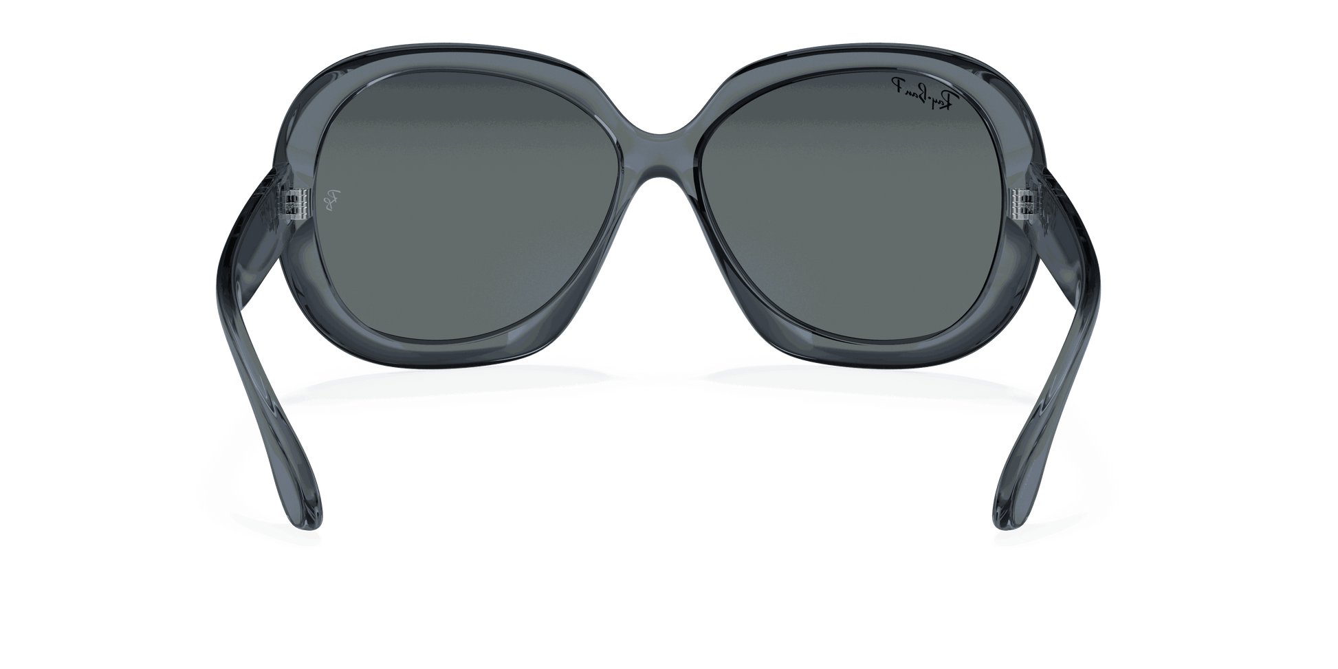 [Dark Grey Lenses, Polished Transparent Blue Frame]