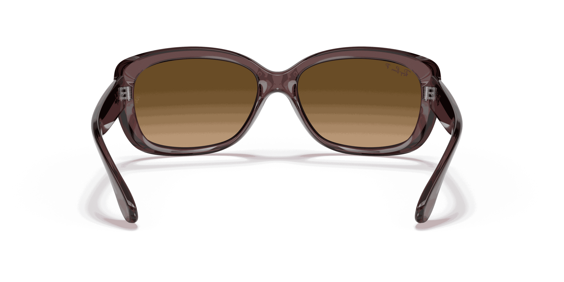 [Brown Gradient Polar Lenses, Polished Transparent Dark Brown Frame]