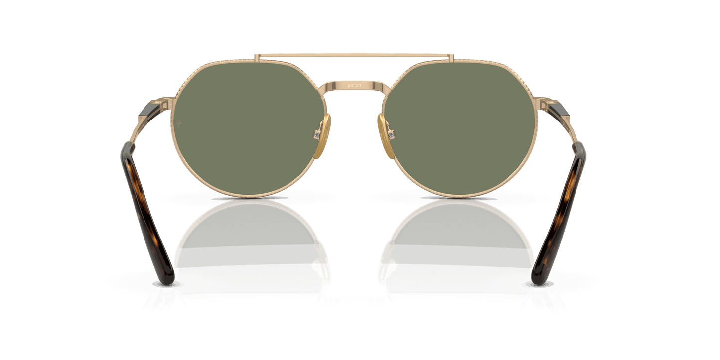 [Green Lenses, Polished Arista Gold Frame]