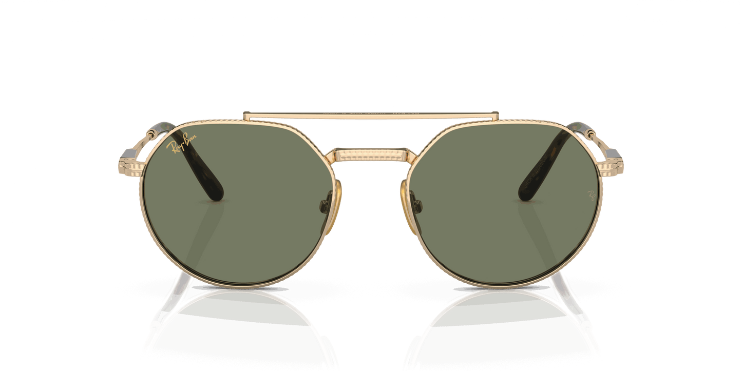 [Green Lenses, Polished Arista Gold Frame]