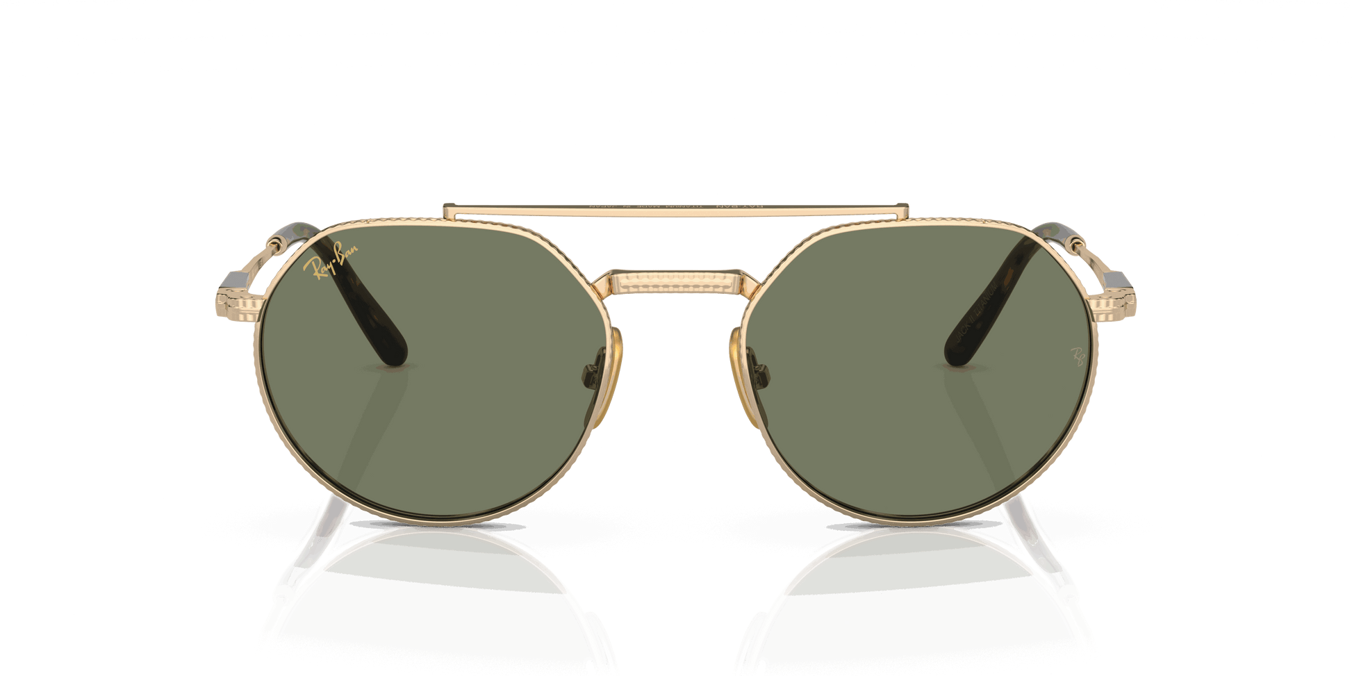 [Green Lenses, Polished Arista Gold Frame]
