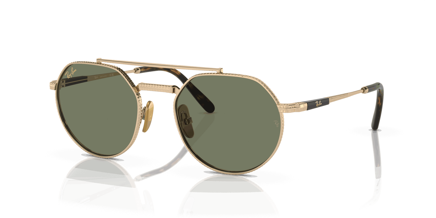 [Green Lenses, Polished Arista Gold Frame]