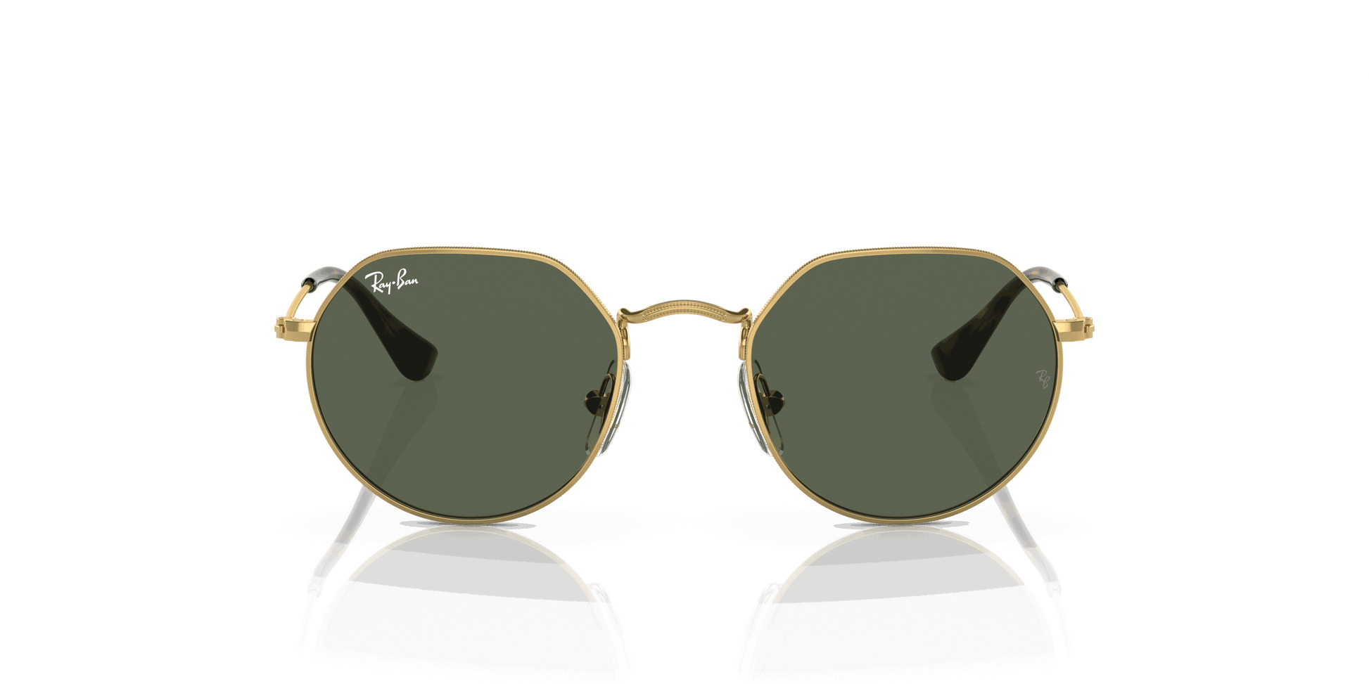 [Green Lenses, Polished Arista Gold Frame]