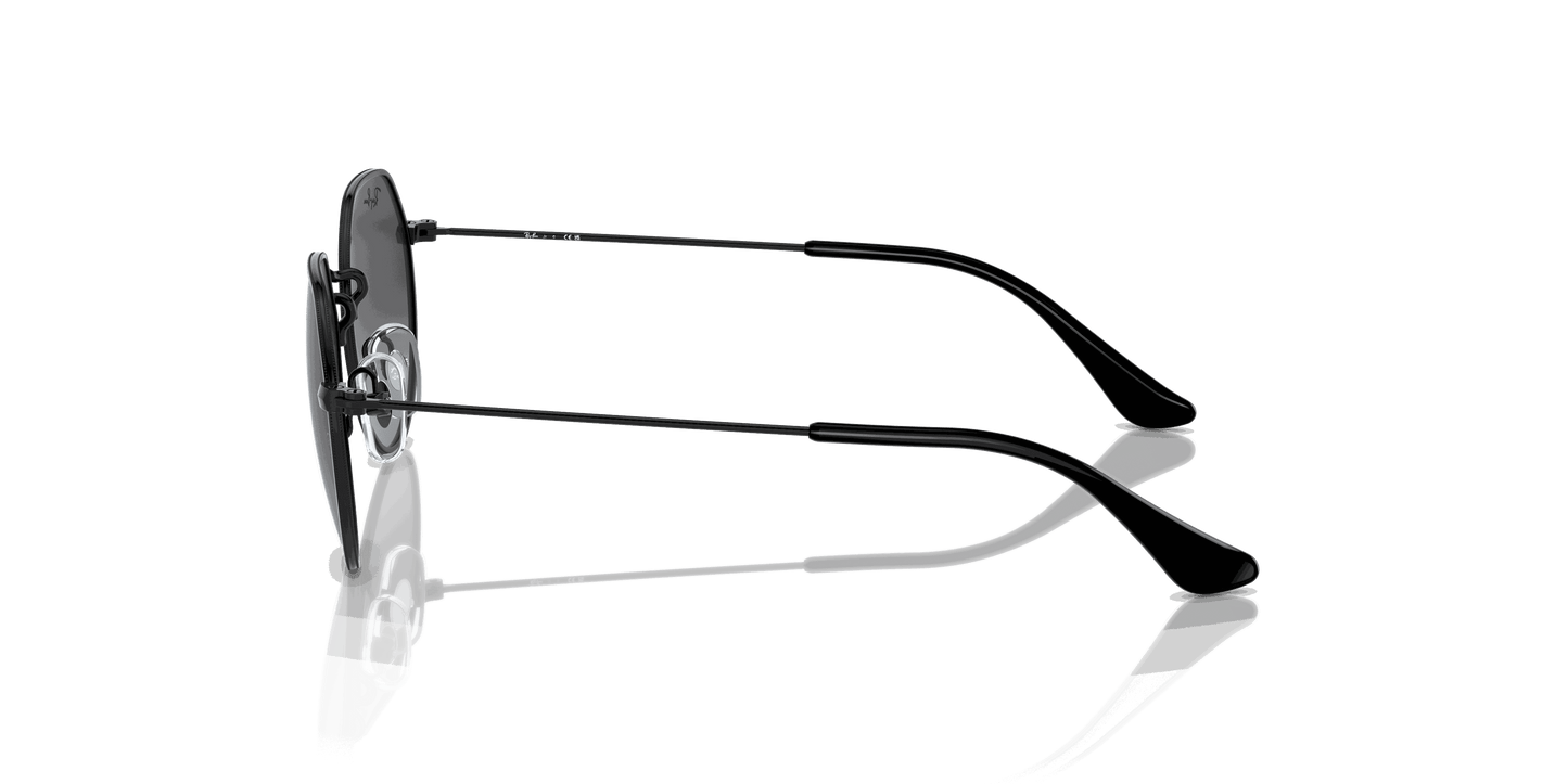 [Grey Gradient Lenses, Polished Black Frame]