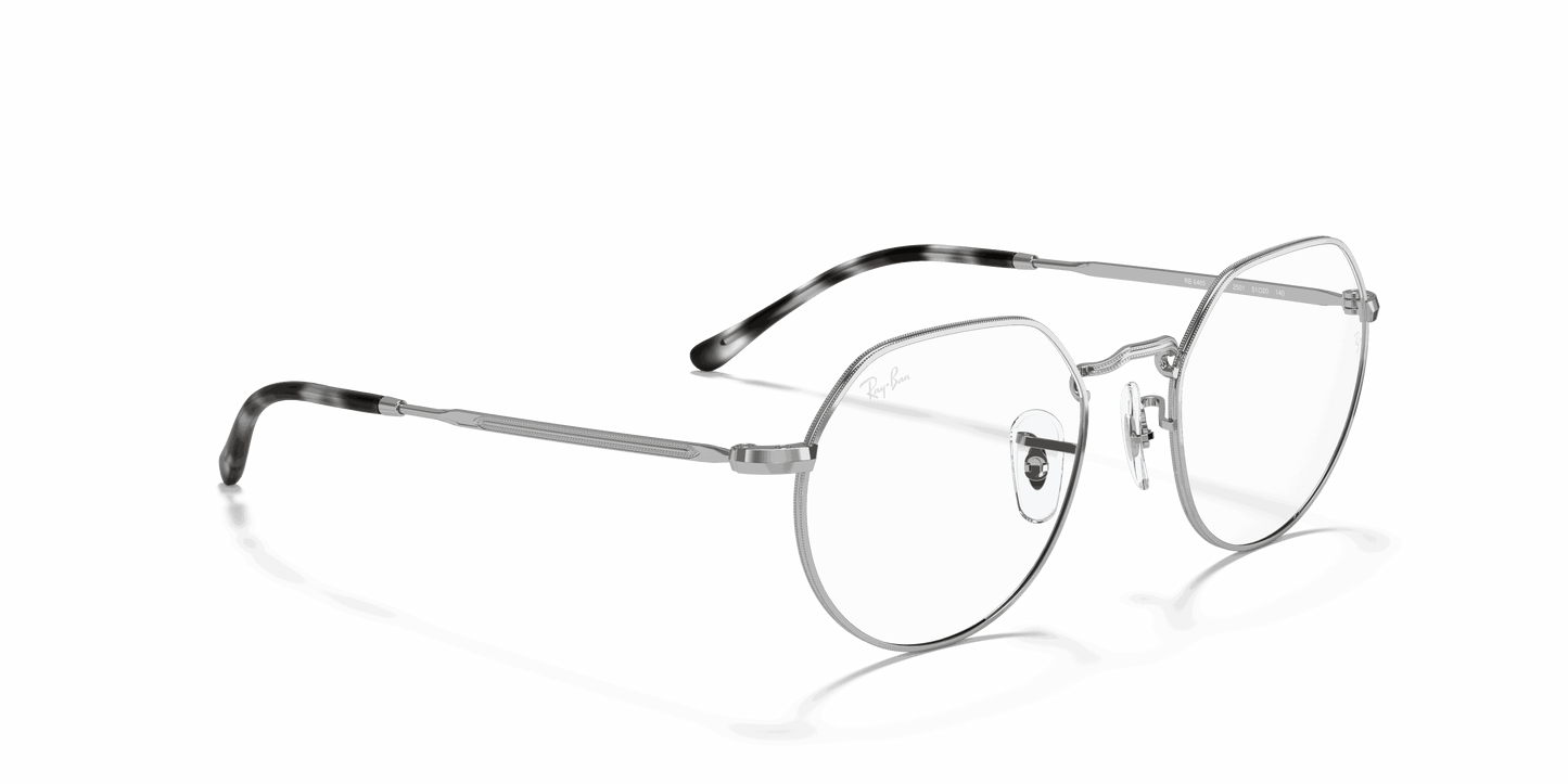 [Clear Lenses, Polished Silver Frame]