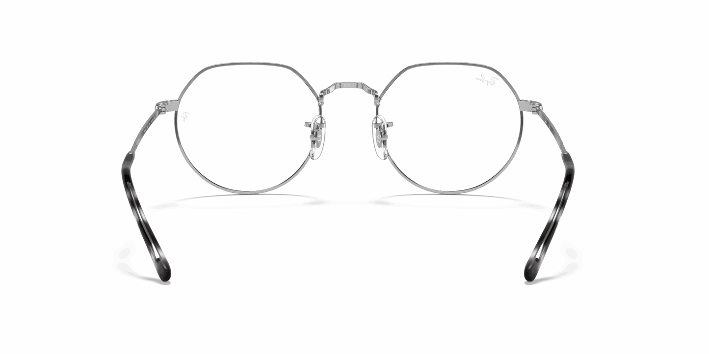 [Clear Lenses, Polished Silver Frame]
