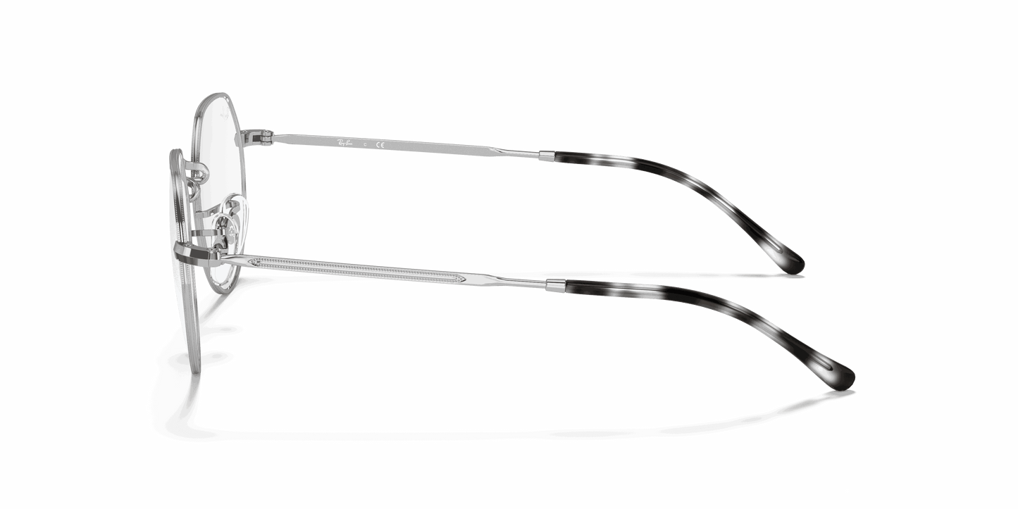 [Clear Lenses, Polished Silver Frame]