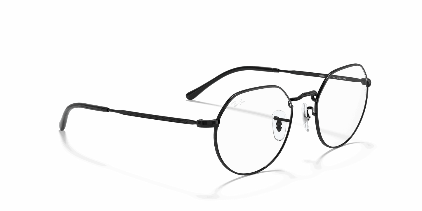 [Clear Lenses, Polished Black Frame]
