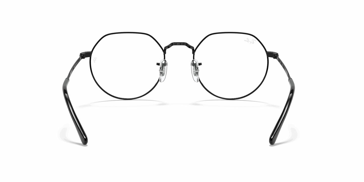 [Clear Lenses, Polished Black Frame]
