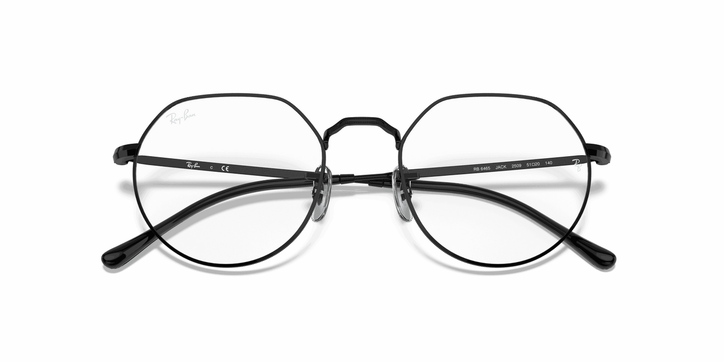 [Clear Lenses, Polished Black Frame]