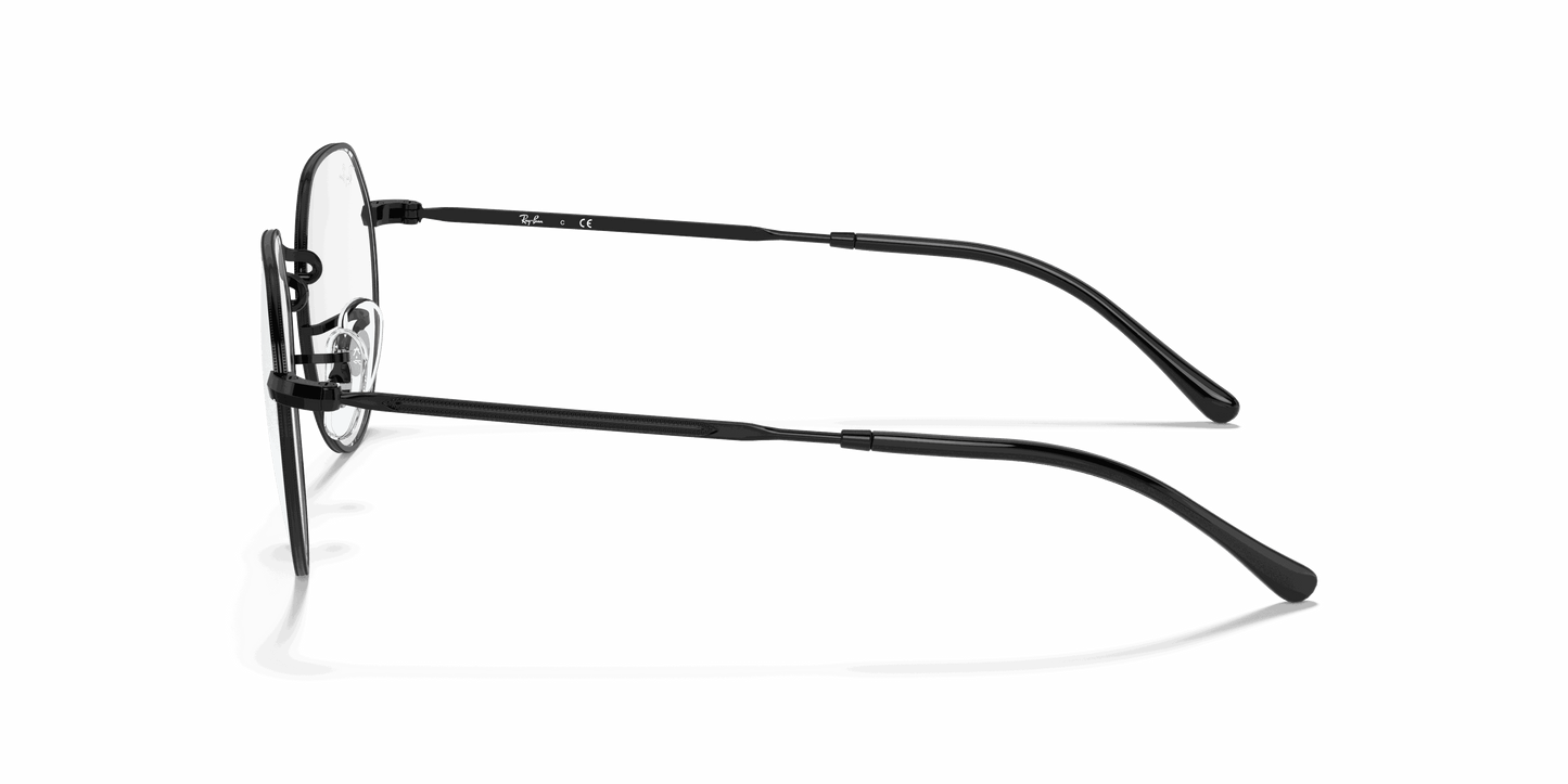 [Clear Lenses, Polished Black Frame]